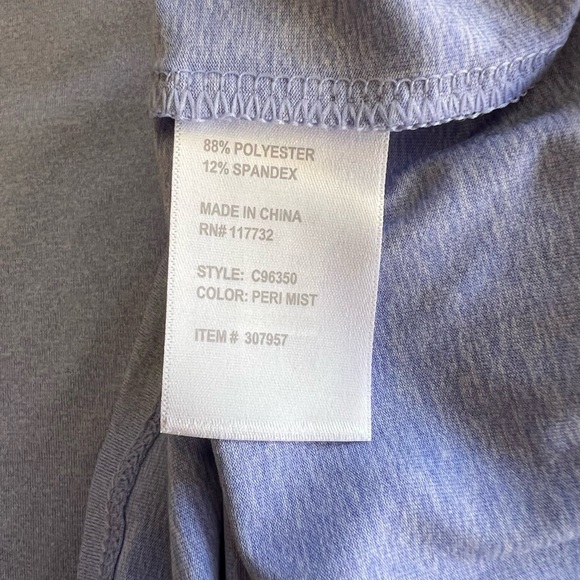 NWT Zeroxposur Performance Tee Women’s Size L Color Peri Mist - Picture 6 of 7